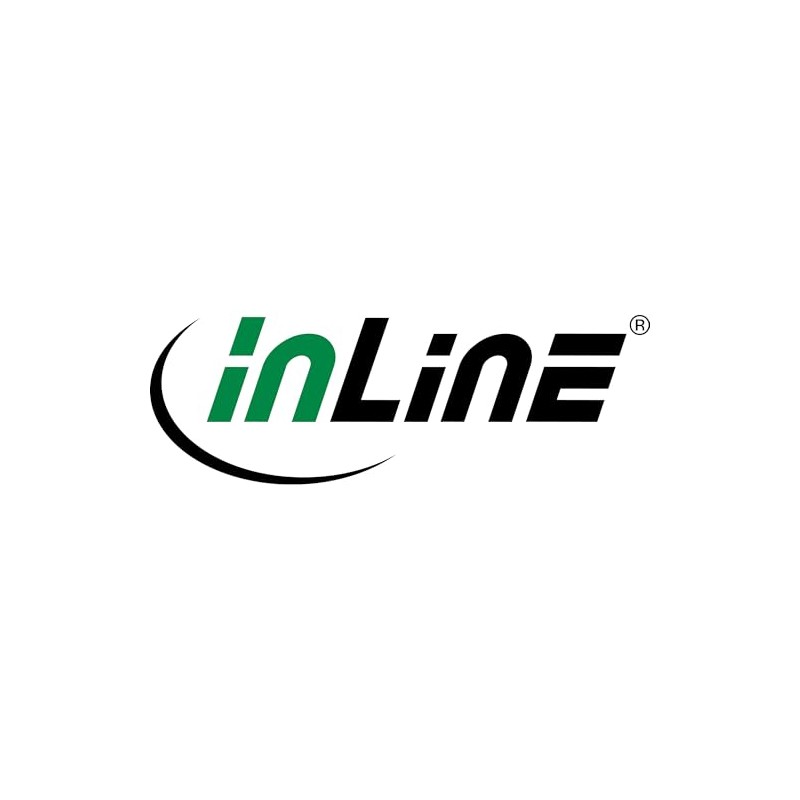 InLine® Slim SAS cable, SFF-8654 8i to 2x SFF-8654 4i,