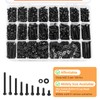 1600 PCS M3 Screw Kit, Hex Button Socket & Cap