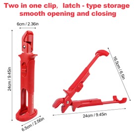 Airfryer Zange Pizzablechzange für Pizzableche Ofenzange für Heißluftfritteuse Mehrzweck Anti Verbrühungs Schüssel Gripper Retriever Zange Küchenzange Für Heben Heißer Schalen Schüssel Platte Topf