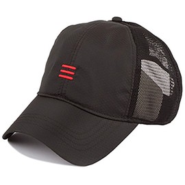 Laquest Large Size Baseball Cap, Mesh, Maximum 25.6 inches (65 cm), Black