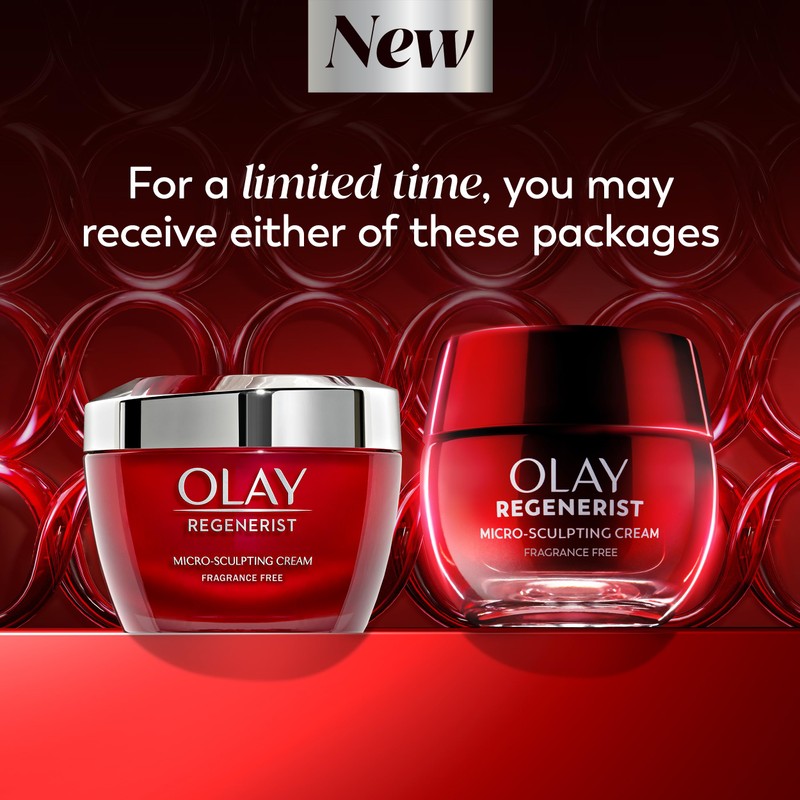 Olay Face Moisturizer, Regenerist Micro-Sculpting Cream for Women, Fragrance-Free -