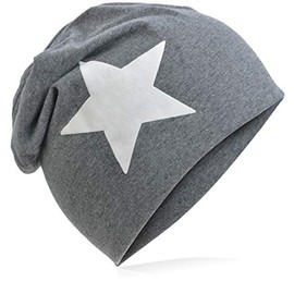 Unisex Baby Jersey Slouch Beanie Children's Hat With Rhinestone Star Cotton Trend -