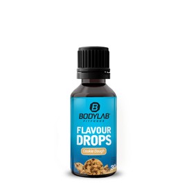 Bodylab24 Flavour Drops 30 ml Cookie Dough, Calorie Free, Sugar Free & Fat-free Aroma Drops, Flavdrops for Sweetening Food, Coffee Syrup, Flavour Drops without Artificial Colours
