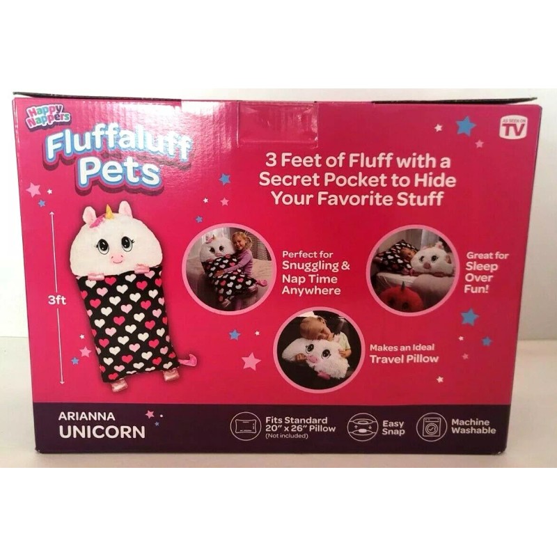 happy nappers NEW KIDS HAPPY NAPPERS FLUFFALUFF PETS ARIANNA UNICORN