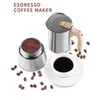 Sivaphe Stovetop Espresso Maker Stainless Steel 9 Cups, Induction-Capable Mocha