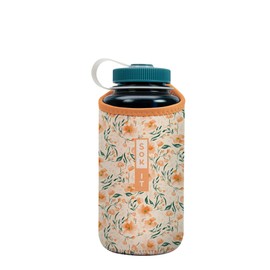 Sok It Botl Sok Water Bottle Sleeve Insulated Neoprene Cover (Blush Blossoms, Fits 32oz Nalgene)