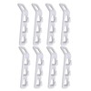 8 Pcs Clothes Hanger Connector Hooks, Multi Hangers Saving Space,