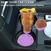Amooca Car Cup Coaster 4 Pack Universal Non-Slip Cup Holders