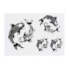 4 x 'Couple of Koi Fish' Temporary Tattoos - Water