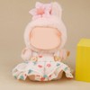 Gosknor Clothes Compatible with 6.7in Doll, Sweet Love Heart Print