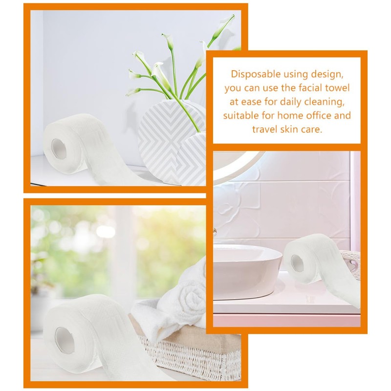 Mikinona Supple Disposable Face Towels Rolls Soft Gentle for Gentle