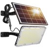 JACKYLED 1000 Lumens 299 LED Solar Lights Outdoor Bright Solar