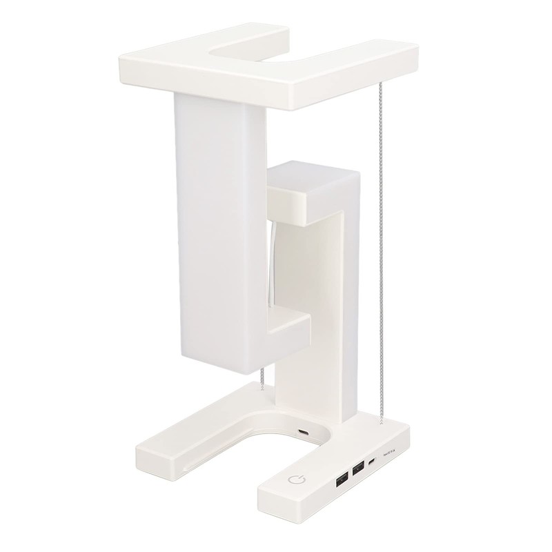 Asixxsix Magnetic Levitation Desk Lamp, 3 Levels Continuously Dimmable Levitating