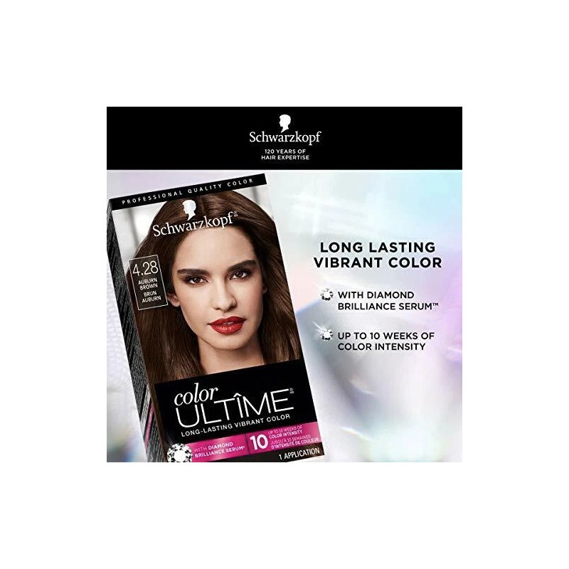 Schwarzkopf Color ultime permanent hair color creme, glam nights, 4.28