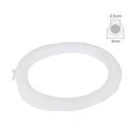 5.8M (19ft) PTFE Teflon Tube for 1.75mm Filament : 2.5mm ID×4mm OD Bowden Tube, for Bambu lab AMS X1/ X1C/ P1P/ P1S/ A1/ A1 Mini, Prusa MMU3/ Direct Drive Extruder, with Tubing Cutter.