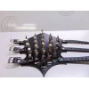 metaldevastation.com ABSU.. LEATHER CLAW SPIKE GAUNTLET. BLACK METAL (MDLG0370) -
