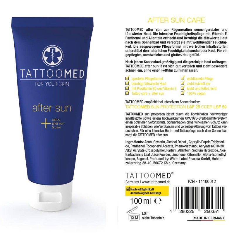 TattooMed All in Bundle Sun - Tattoo Sun Protection for