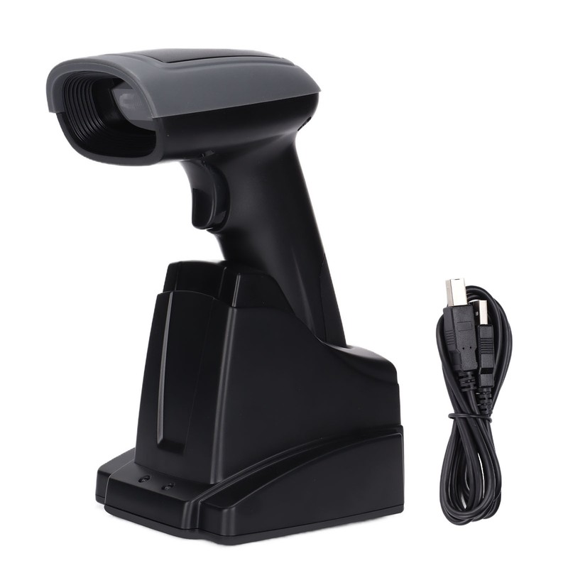 Barcode Scanner 2.4G USB2.0 Ergonomic Stable Accurate Plug and Play