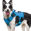WINGOIN Blue Tactical Dog Harness for Large Dogs No Pull