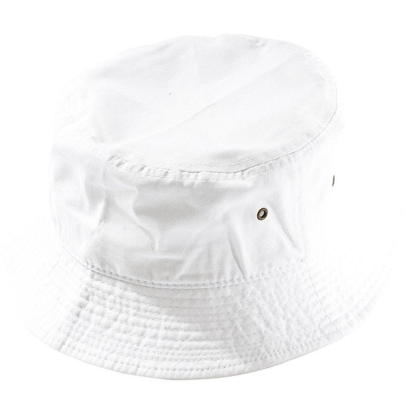 New Hattan Hat Bucket Hat for Men & Women, white