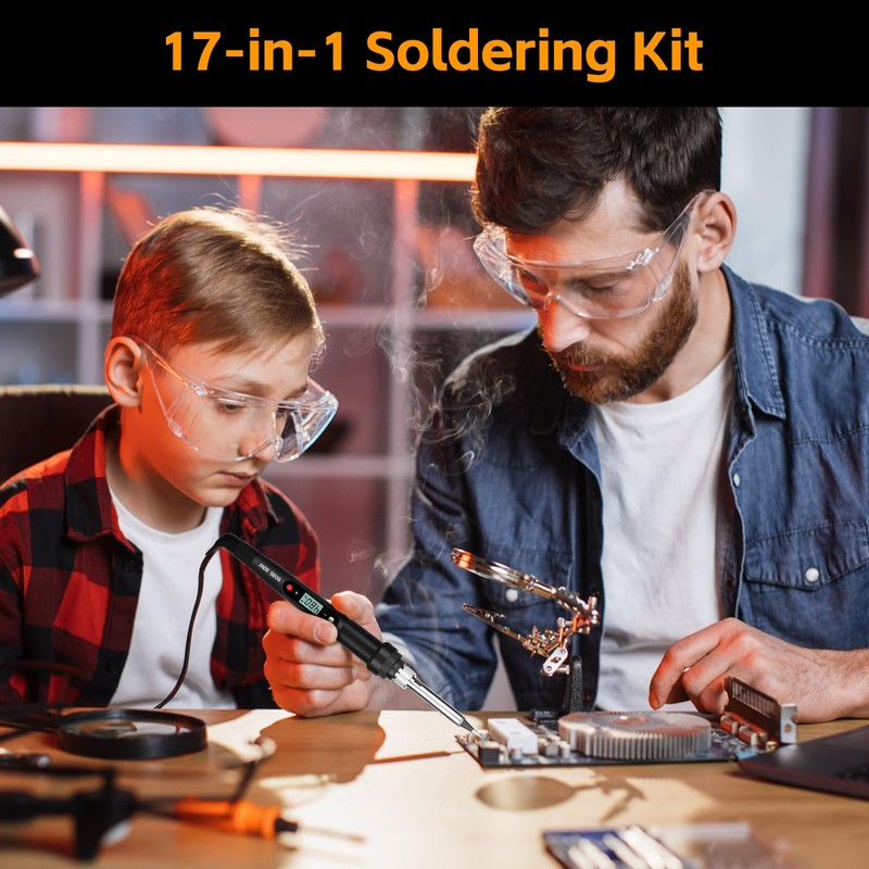 VFANDV Soldering Iron Set, 60 W 180-520 °C Soldering Iron