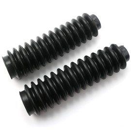 Front Shock Fork Boots For Honda ATC 250SX 250 SX 1985-1987, Black