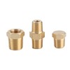 Sensor Adapter Distributor Oil Pressure Temperature Connector 1/8in‑27 NPT 1/4in‑18