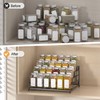 RUILALIFE 4-Tier-Spice-Rack-Organizer-for-Cabinet, Adjustable Depth Spice Holder Shelf For Countertop Pantry