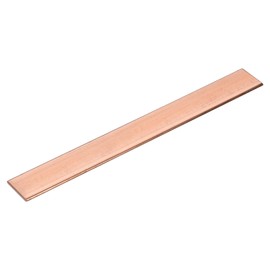 sourcing map Copper Flat Bar, 0.12" Thickness x 0.98" Width x 7.87" Length Copper Bus Bar Stock Plate Mill for Electrical (3mm x 25mm x 200mm)
