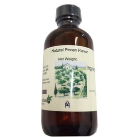 OliveNation Pecan Flavor - 4 ounces - Gluten-free, Sugar-free - Premium Quality Flavoring Extract For Baking