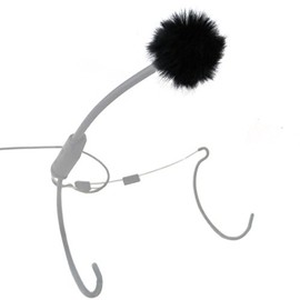 keepdrum WS05 Mini Fur Windscreen for Headsets and Lavalier Microphones