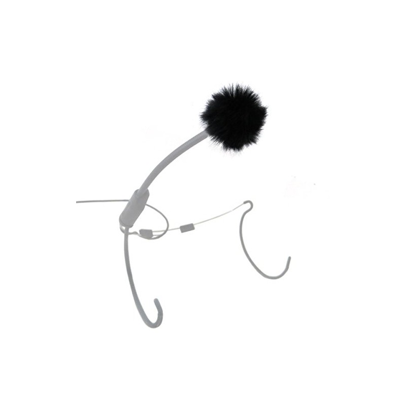 keepdrum WS05 Mini Fur Windscreen for Headsets and Lavalier Microphones