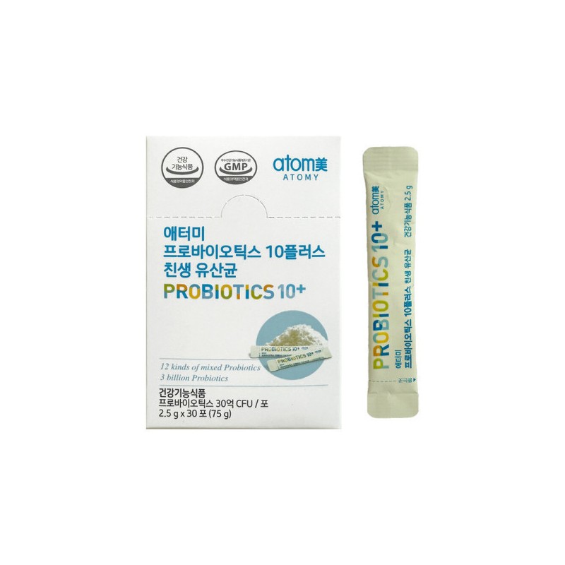 Atomy 애터미 프로바이오틱스 10플러스 친생유산균 2.5g x 30포 2개 /