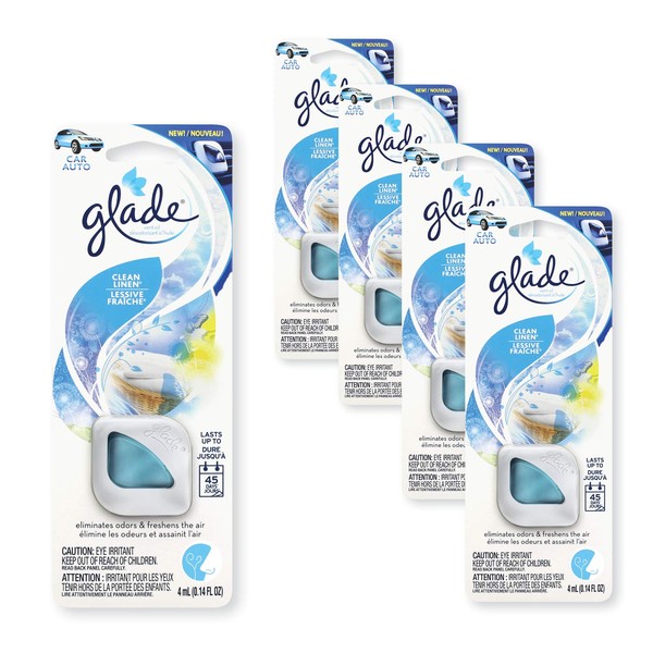 Glade Automotive Vent Oil Air Freshener: Clean Linen; 4mL, 4