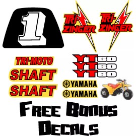 Factory EFX Fits 1984-1985 YT60 TRI-ZINGER Graphics Kit Decal Stickers 3 wheeler ATC graphic