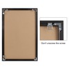 Podronale 24x48 Poster frame, Plexiglass, Black Snap Frames, Coating Aluminum