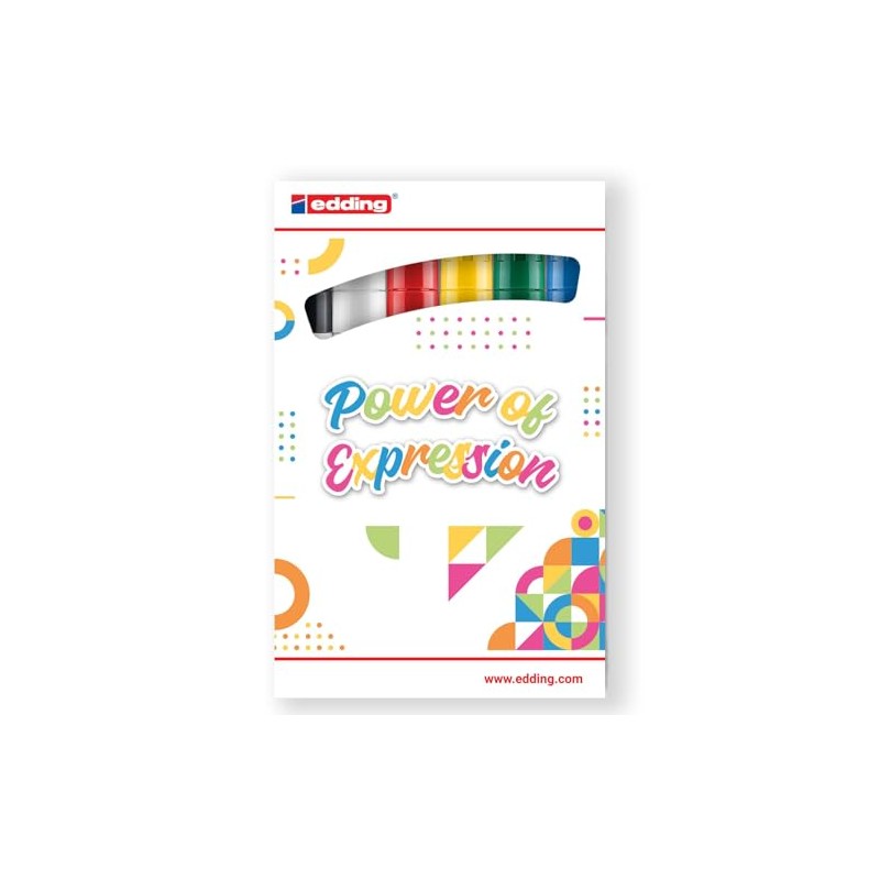 edding 750 gloss paint marker - basic colours - 6