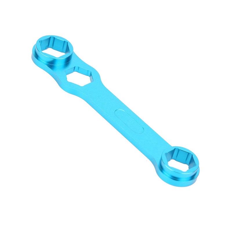 DIY Casting Fishing Reel Wrench Blue Aluminium Alloy Spanner Repairing