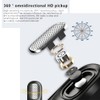PWAY Wireless Lavalier Microphone, 2,4GHz Plug-and-Play, Unterstützt Originalton, Rauschunterdrückung, KTV,