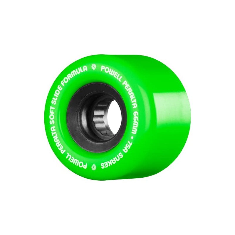 Powell Peralta Snakes 02 66mm 75A グリーン スケートボードホイール