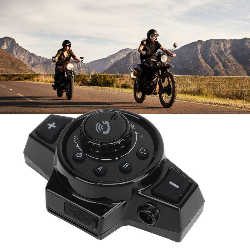 Motorcycle Helmet Bluetooth Headset Waterproof Bluetooth 5.0 Motorcycle Intercom Riding
