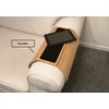 En Route Sofa Arm Tray Table. Slinky Secure/Flexible/Foldable Couch Tray