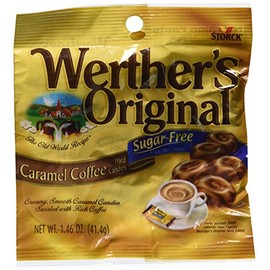 Werther's Original - Sugar Free - Caramel Coffee Hard Candies (Pack of 3) (3 bags)