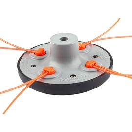 FUMHEUF Universal Weed Eater String Trimmer Head 4 Lines Straight Shaft Mower Brush Cutter for Pivotrim 55-491 M10x1.25MM Left Hand