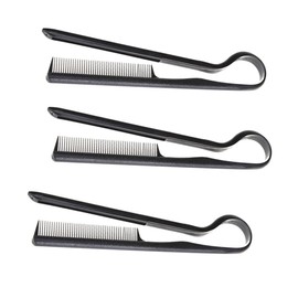 Healeved 3pcs Shaped Combs for Women Detangling Hair Straightening Salon Brush Openwork Comb Hairdressing Styling Tool