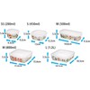 iwaki B3247-SNA1 Pack & Range Heat-Resistant Glass Storage Container, Shinzi