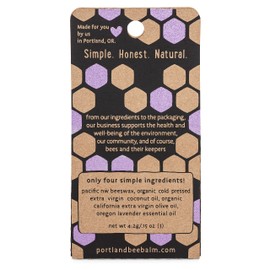 Portland Bee Balm Chapstick, Lavender 3 Pack