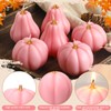 MTLEE 6 Pcs Fall Pumpkin Candles Little Pumpkin Baby Shower