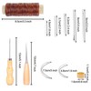 ISIYINER Leather Craft Tool Hand Sewing Needles Upholstery Leather Canvas