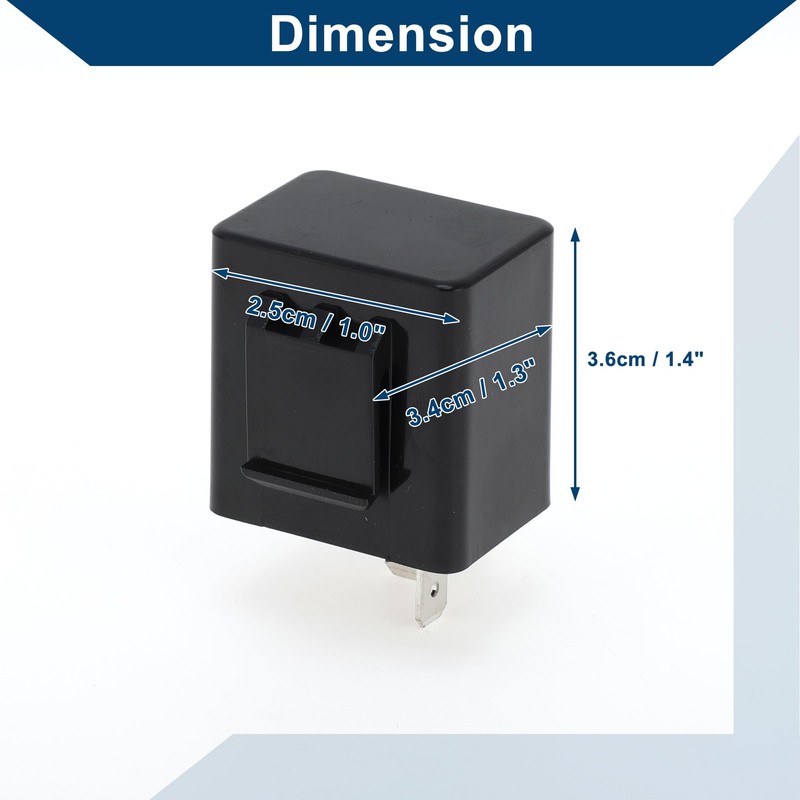 Hihaha 2 Pins 48V 10A Auto Relay Waterproof Car Relay
